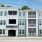 Exterior view of The Halcyon brand new apartments in Charleston, SC